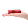 2 PCS Mini Zoom LED Flashlight Dual-Purpose Retractable Flashlight(Black)