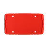 For North American Models Silicone License Plate Frame, Specification: 1pcs Red
