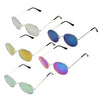Oval Retro UV400 UV Protection Metal Frame AC Lens Sunglasses