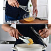 kn082 11 in 1 Wooden Handle Silicone Kitchen Tool Set with Storage Bucket(Pink)