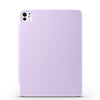 For iPad Pro 12.9 2022 / 2021 / 2020 Fixed Buckle Magnetic Deformation Leather Tablet Case(Purple)