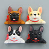 Home Decoration Originality French Bulldog Tie 3D Fridge Paste, NO Magnetic