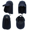 outfly 360 Degree Anti-Ultraviolet Hat Quick Drying Sun Cap, Size: Adjustable(Child Dark Blue)
