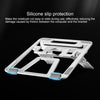 COOLCOLD U2S Portable Foldable Hollow Double Triangle Height Adjustable Aluminum Alloy Bracket for Laptop