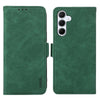 For Samsung Galaxy A36 5G ABEEL Frosted Magnetic RFID Leather Phone Case(Green)