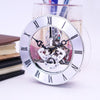 Metal See-through Quartz Clock Gear Clock DIY Accessories 148mm Silver Clock Head