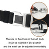 Outdoor Leisure Aluminum Alloy Safety Buckle Belt, Length: 125cm(Light Grey)
