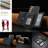 For Samsung Galaxy S25+ 5G Zipper Horizontal Magnetic Card Bag RFID MagSafe Phone Case(Black)