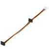 35cm 4 Pin Molex Female to 2 x SATA Female Power Supply Extension Cable