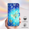 For Samsung Galaxy A56 5G 3D Painting Horizontal Flip Leather Phone Case(Golden Butterfly)