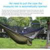 Portable Outdoor Parachute Hammock with Mosquito Nets (Black)