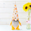Pumpkin Maple Leaf No Face Standing Doll Decoration Shopping Mall Home Thanksgiving Halloween Decoration(Print Hat)