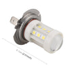 2 PCS H7 4.5W DC 12V 6000K 360LM Car Auto Ceramics Fog Light 18LEDs SMD-3030 Lamps, with Projector Lens(White Light)
