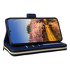 For Samsung Galaxy A25 Nine-card Slots Zipper Wallet Bag Leather Phone Case(Blue)