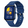 MX7 1.69 inch IPS Touch Screen IP68 Waterproof Smart Watch, Support Sleep Monitoring / Heart Rate Monitoring / Bluetooth Call / Body Temperature Monitoring(Blue)