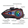KUQIBAO Motorcycle Helmet Long-Lasting Bluetooth Headset With Light(Soft Microphone)
