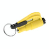 3 in 1 Car Emergency Hammer / Key Chain / Knife Broken Glass Portable Tool(Yellow)