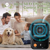 Ultrasonic Anti Barking Device - Colour Screen, Rechargeable, Waterproof (Black)
