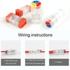 4pcs Direct Insertion Of Quick Terminal Block Wire Connector Clamps, Model: NC-724