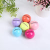 3 PCS Natural Plant Organic Sphere Ball Lipstick Embellish Lip Balm(Orange)