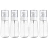 10 PCS Portable Refillable Plastic Fine Mist Perfume Spray Bottle Transparent Empty Spray Sprayer Bottle, 80ml(Transparent)