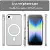 For iPhone SE 2022 / 2020 / 8 MagSafe Frosted Translucent TPU + PC Full Coverage Phone Case(White)