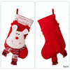 Christmas Decoration Cartoon Three-dimensional Knitted Socks Children Gift Bag(Old Man)