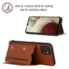 For Samsung Galaxy A03 164mm Skin Feel PU + TPU + PC Phone Case(Brown)