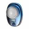 Portable Digital Razor Mini Washable Electric Shaver(Gradient Blue)