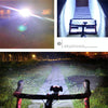 Bicycle Headlight Mountain Bike USB Charging Warning Light(Red)