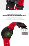 Q88 Smart Watch IP68 Waterproof Men Sports Smartwatch Android Bluetooth Watch Support Heart Rate / Call Reminder / Pedometer / Sleep Monitoring / Tracker(Black Red)