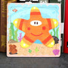 5 PCS KBX-017 Children Wooden Picture Puzzle Baby Early Education Toys(Starfish)