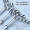 5pcs/Set Boiler Washing Machine Disassembly Cleaning Repair Tools Multifunctional Screwdriver Trident Wrench