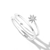 S925 Sterling Silver Wishing Meteor Women Open Ring