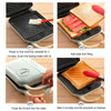 2 In 1 YIDPU Multifunctional Family Breakfast Maker Light Diet Sandwich Waffle Baker, CN Plug(Pink)