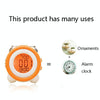 0705 Big Volume Simple Three-Dimensional LED Alarm Clock Mute Luminous Electronic Clock(Black Shell Green)