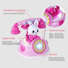 Children Retro Cartoon Telephone Early Education Story Machine Simulation Telephone Toy(Pink)