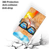 For Alcatel 3X 2020 Coloured Drawing Cross Texture Horizontal Flip PU Leather Case with Holder & Card Slots & Wallet & Lanyard(Cat Drinking Soda)