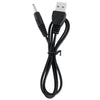 USB Male to DC 3.5 x 1.35mm Power Cable, Length: 1.2 m(Black)