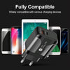 18W PD + QC 3.0 Fast Charge Travel Charger Power Adapter With LED Indication Function(UK Plug White)