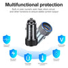 P19 Metal PD20W USB-C + QC18W USB Dual Port Car Charger(Black)