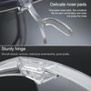 2 PCS Kids Anti-Saliva Splash Anti-Spitting Anti-Fog Face Shield Sunscreen Sunglasses(Transparent)