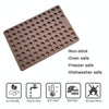 94-Cavity Sport Balls Silicone Molds For Making Fondant Cake Chocolate Candy Cookie Treat(Black)