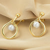 E2109-14 Small Pearl Baroque Earrings Pearl Ear Clip Women Without Ear Piercing