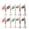 10 PCS HENGJIA  SP054 6.7cm / 7g Fresh Water Sequins Road Bait(Gold+Silver)