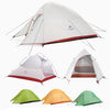 Naturehike NH15T002-T1 Ultralight Tent Outdoor Camping Rainproof Tent, Colour:20D Silicone Light Gray, Style:2 People