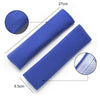 Car Seat Belts Soft Plush Shoulder Pads(Navy Blue)
