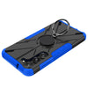 For Samsung Galaxy S23 5G Armor Bear Shockproof PC + TPU Phone Case with Ring(Blue)