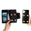 For Samsung Galaxy A06 Multifunctional 7-Card Wallet Leather Phone Case(Black)