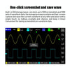 FNIRSI 1013D 1GS Sampling Dual Channel 100M Bandwidth Digital Oscilloscope, US Plug(English)